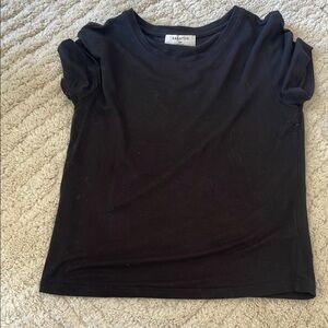 Black T-Shirt by Aritzia Babaton